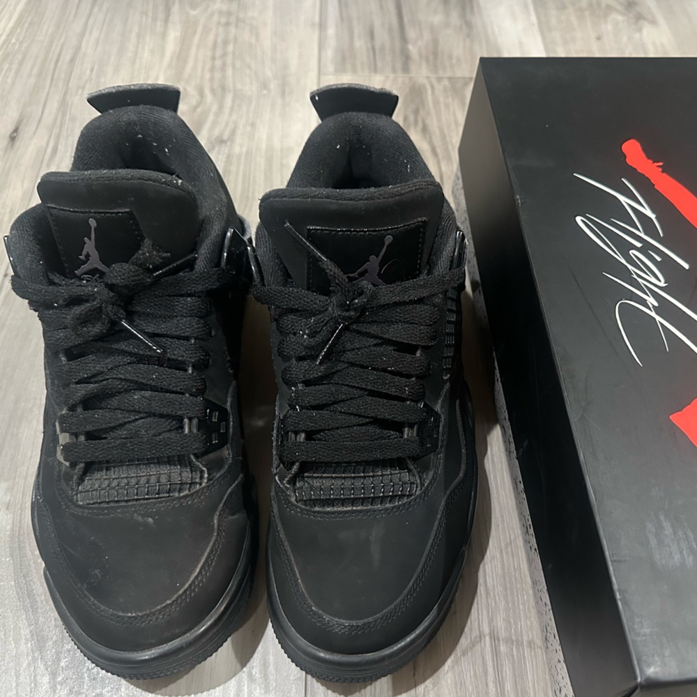 Jordan Retro 4 “Black Cat” GS